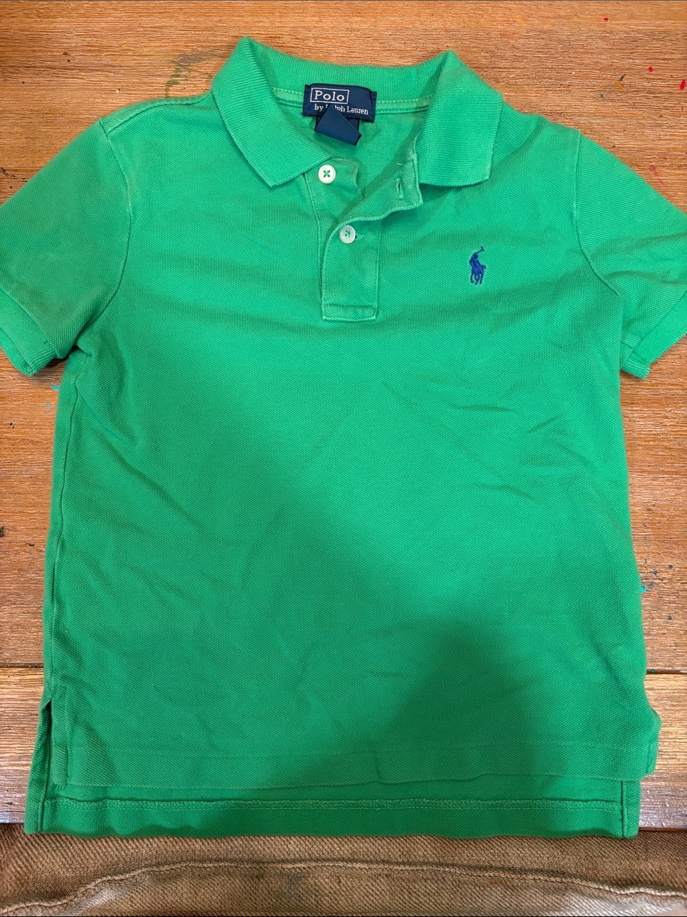 Polo by Ralph Lauren Kids Polo Tee Set - Purple, Green, Blue, Yellow - Picture 4 of 9